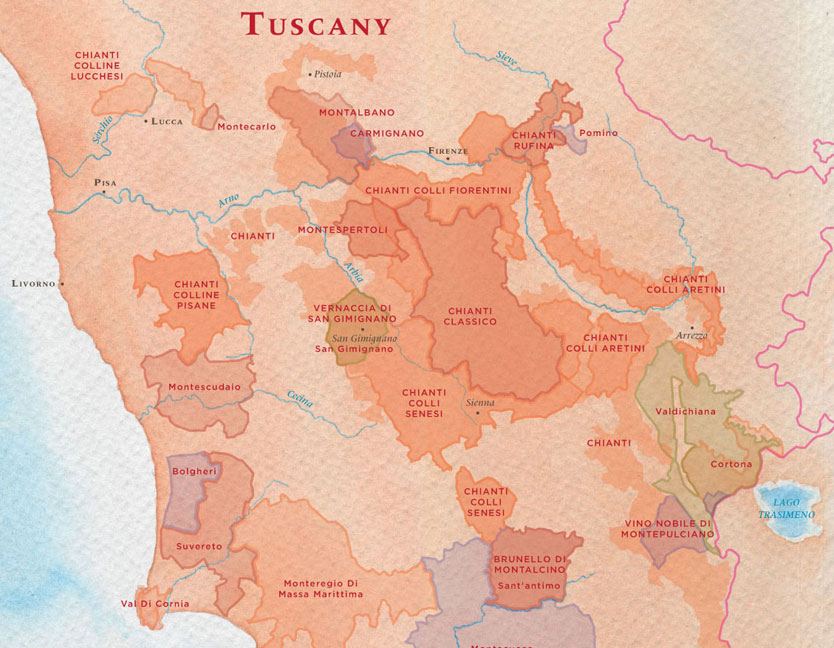 Tuscan Wine Appellations